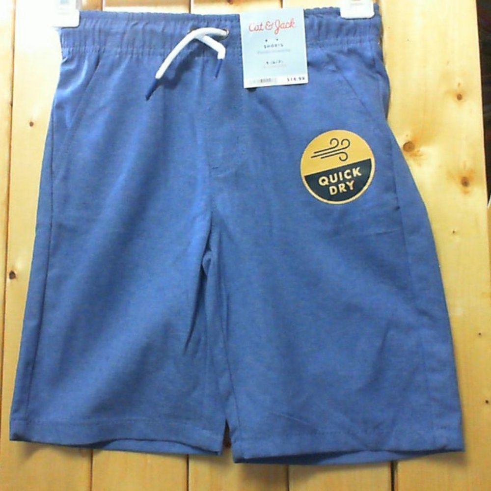 Boys Quick Dry Flexible Drawstring Shorts S 6/7